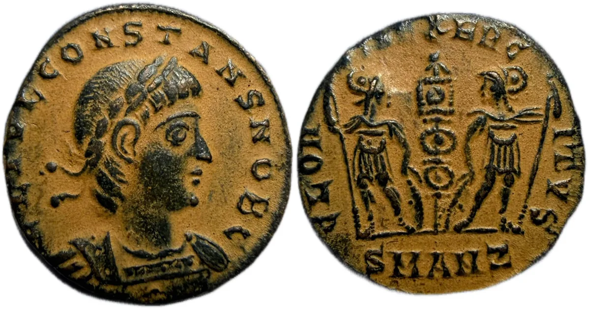 Constantius II. As Caesar, AE Follis. Antioch mint. AD AD 335