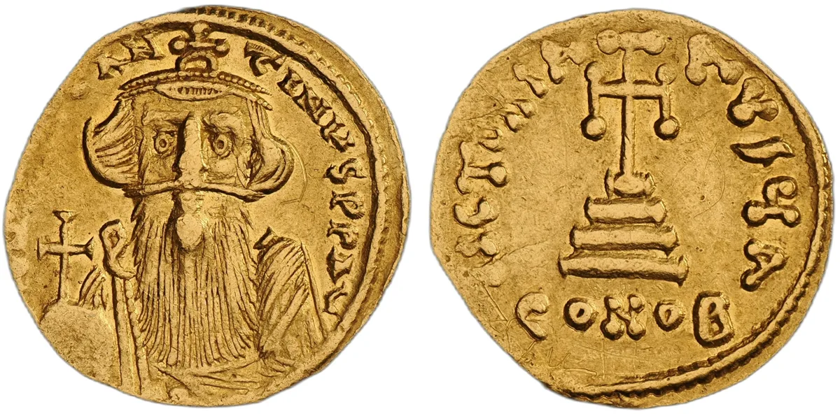 Constans II, 641-668, Solidus