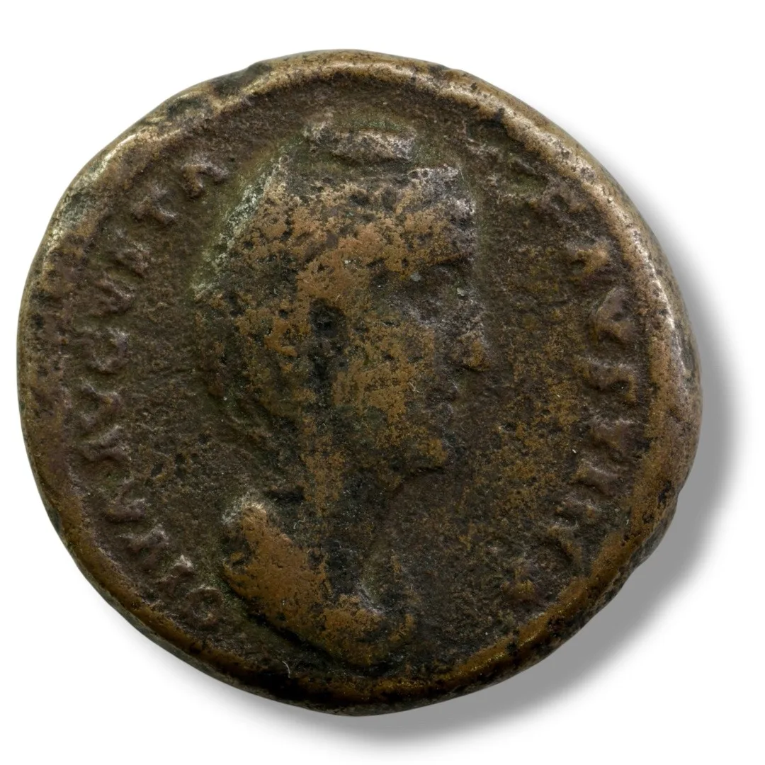 Diva Faustina I – AE As (posthumous)