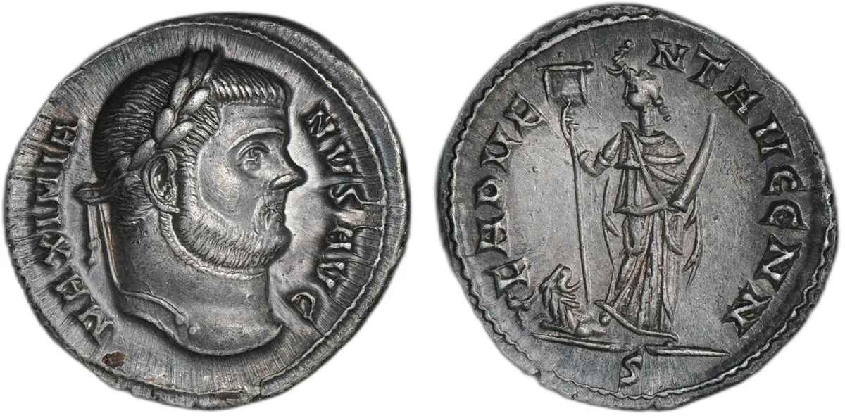 Maximian (First reign), as Emperor, 286-305, Argenteus