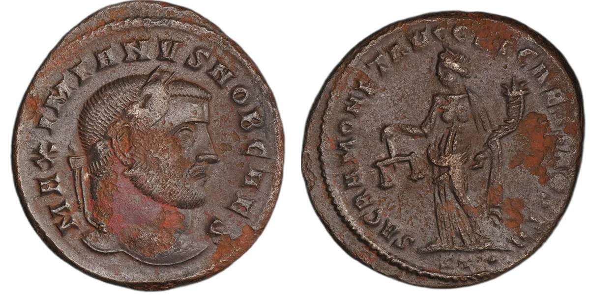 Galerius, as Caesar, 293-305, Follis