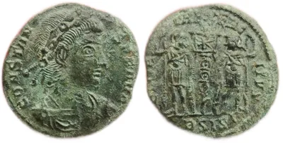 Constans, Soldiers and Standard, XF!