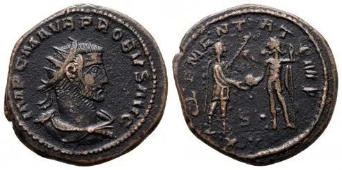Probus - A.D. 276-282 - Antoninianus Æ - CLEMENTIA TEMP - RIC V Probus # 922c