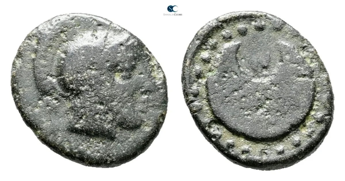 Thrace. Mesembria circa 250-200 BC. Bronze Æ  13 mm, 1,86 g. a1