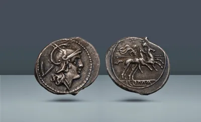 Roman Republic, Italy. Anonymous, Rome, c. 214-213 BC