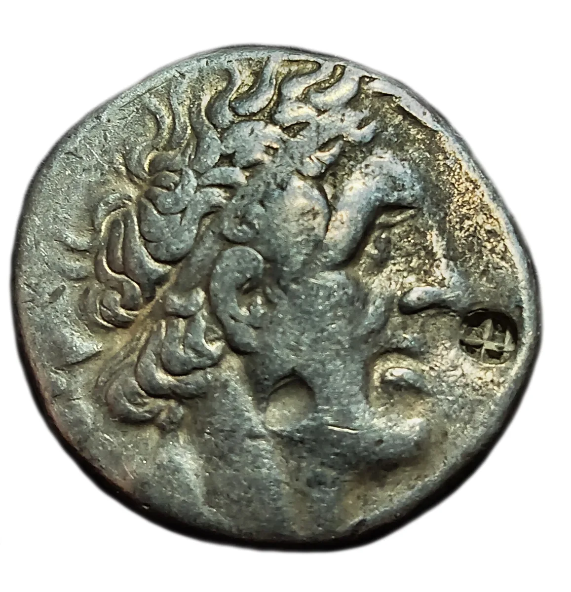 PTOLEMAIC KINGDOM.AR Tetradrachm,with countermarks