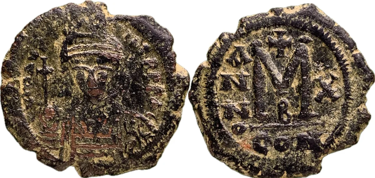 Maurice Tiberius - Follis - Constantinople - SB 492