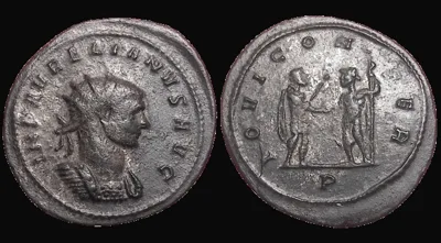 AURELIAN (Struck 273–274 AD) Silvered AE 25.1mm 3.58gm Antoninianus. Serdica mint.