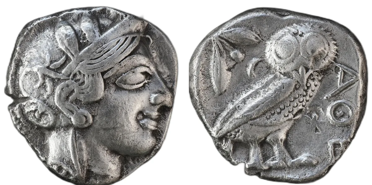 Attica, Athens, AR Tetradrachm, ca. 454-404 BC
