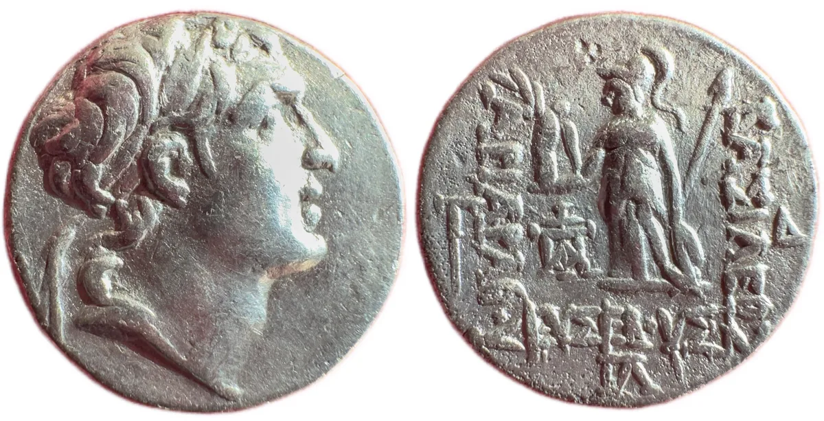 Ariarathes V — Drachm, Athena Nikephoros, Eusebeia-Mazaca