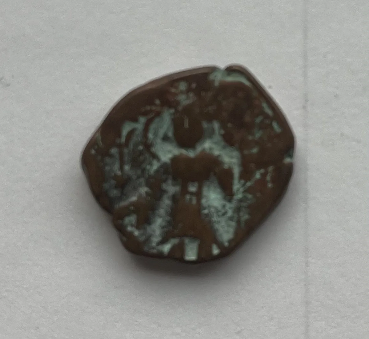 Ancient Kushan Copper Coin of Emperor Kanishka I