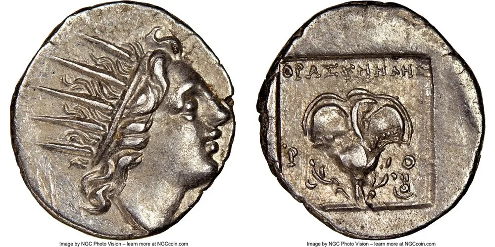CARIAN ISLANDS. Rhodes. Ca. 88-84 BC