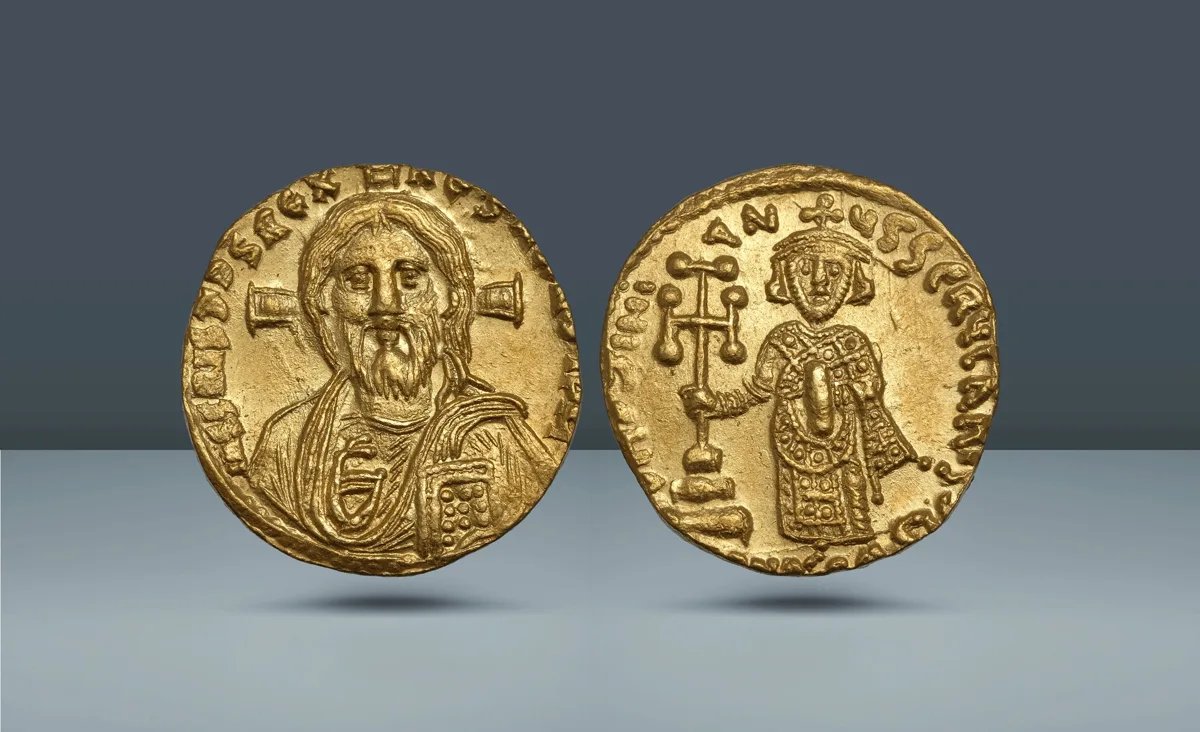 Byzantine Empire, . Justinian II, 685-695 AD (First Reign)  Constantinople, c. 692-695 AD,