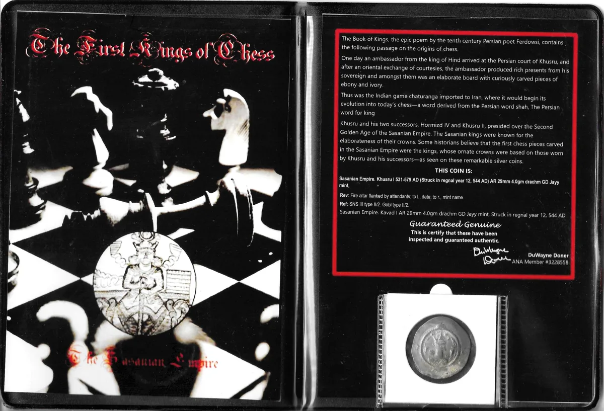 The First Kings of Chess: Silver Coins of the Sasanian Dynasty (Deluxe album)
