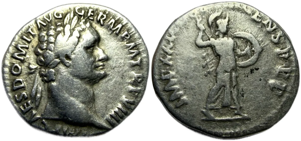 Domitian, Denarius, Rome, AD 81-96