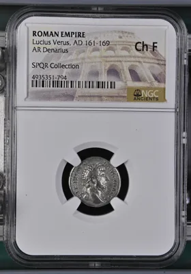 Lucius Verus, AD 161-169 AR Denarius SPQR Collection
