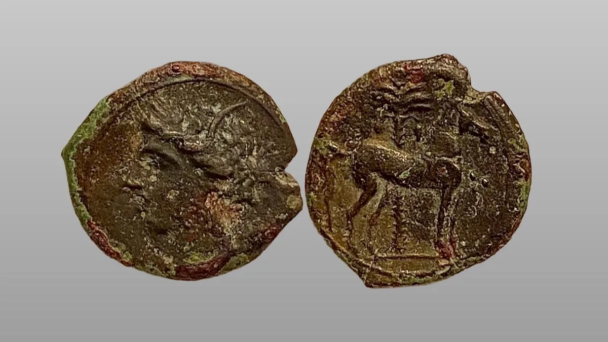*Greco-Punic War Issue!* Carthage, 400-350 BC. AE16mm