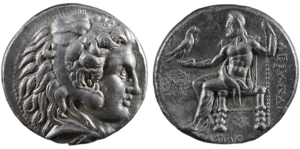 Alexander III AR Tetradrachm, Babylon, Posthumous, Herakles/Zeus Price 3746