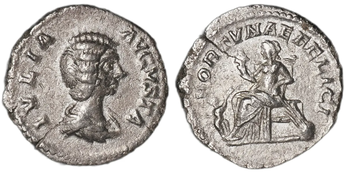 Julia Domna, denarius, silver, reign 196-211, minted 196-211