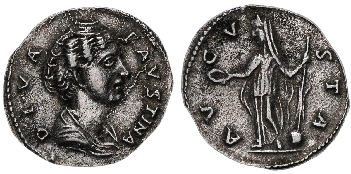 Faustina the Elder, wife of Antoninus Pius, Posthumous, Denarius