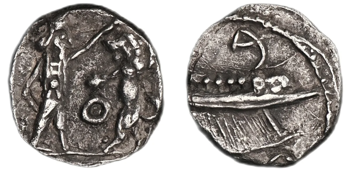 Sidon, Phoenicia, 400 BC, Obol