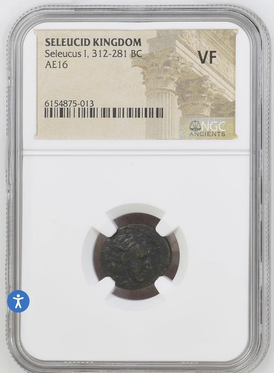NGC VF ; Seleucus I, 312-281 BC SELEUCID KINGDOM