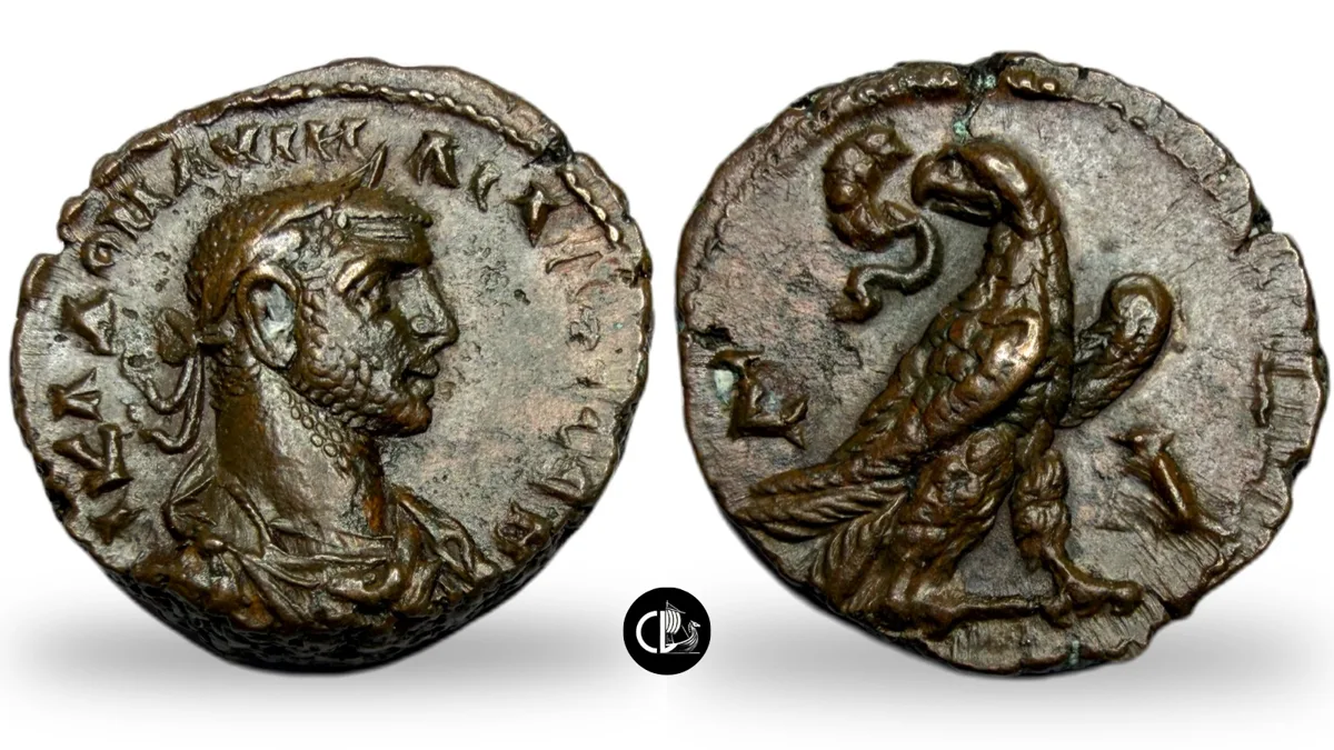EGYPT, Alexandria. Aurelian. Potin Tetradrachm. AD 270