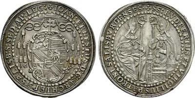 AUSTRIA. Salzburg. Johann Ernst von Thun und Hohenstein (Archbishop, 1687-1709). 1/2 Taler (1694).
