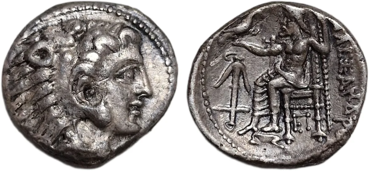 Alexander III hemidrachm 308-304BC