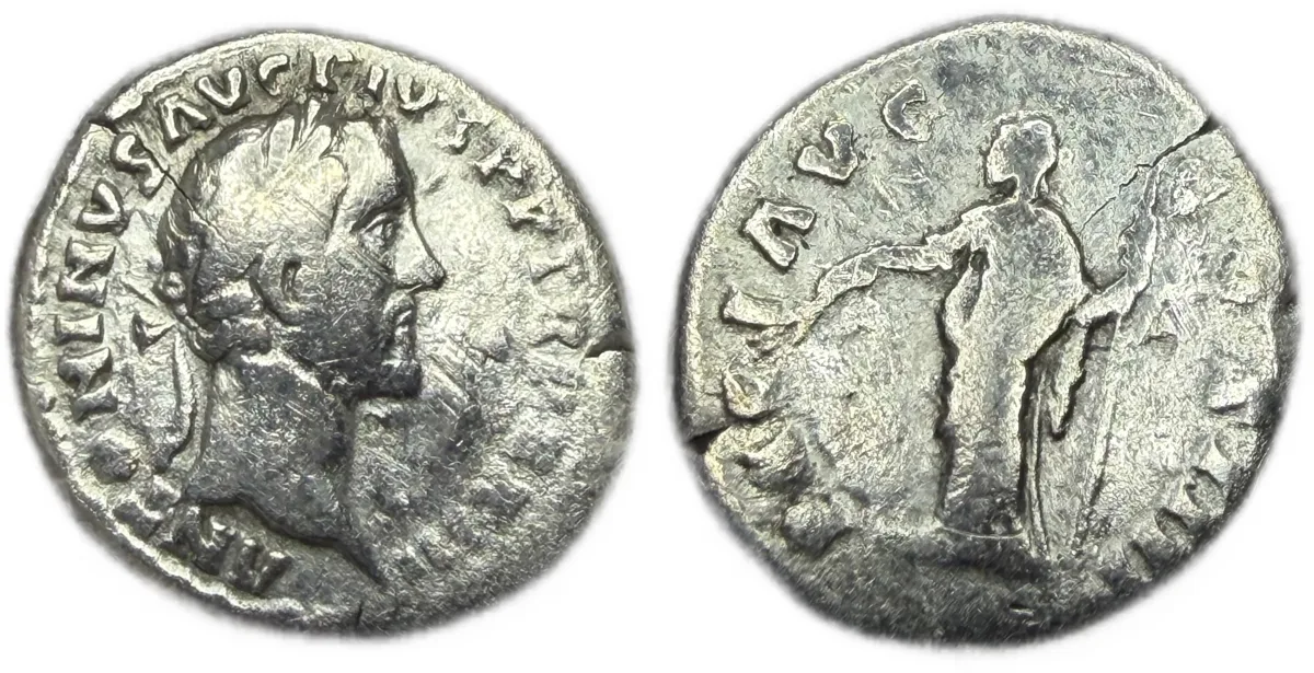 Antoninus Pius Denarius - Pax ~ RIC 301