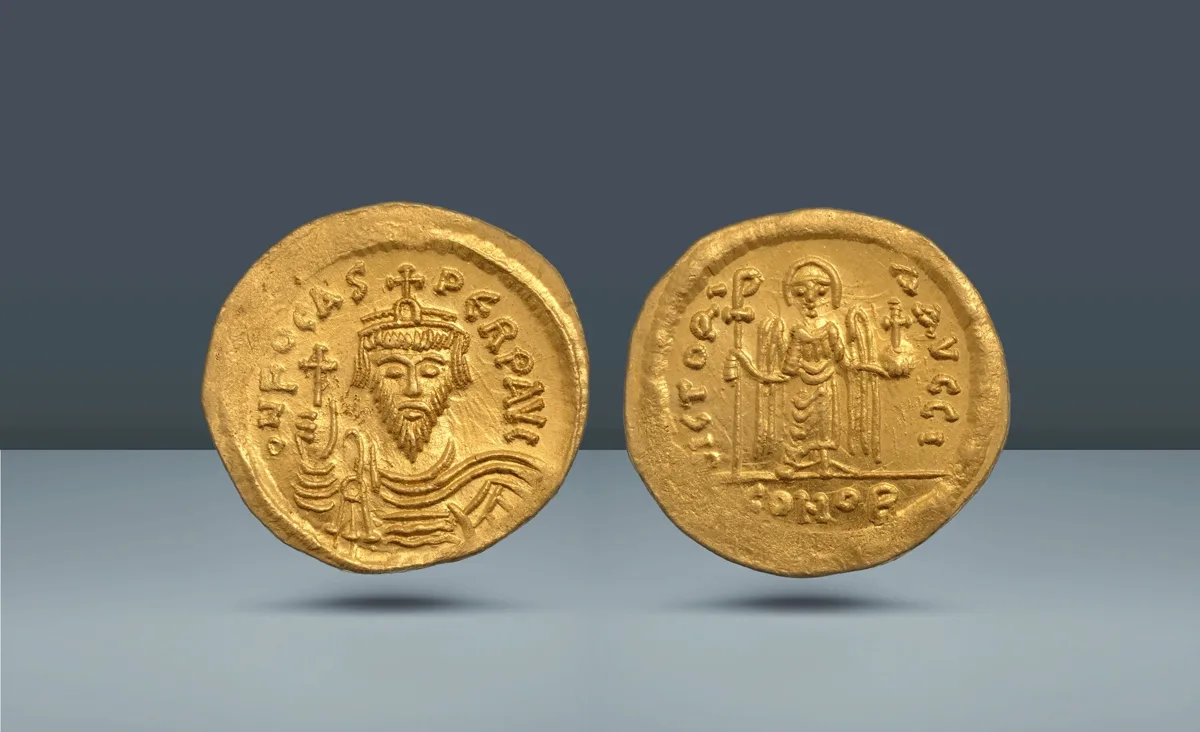 Byzantine Empire. Phocas, 602-610 AD Constantinople, c. 603-607 AD