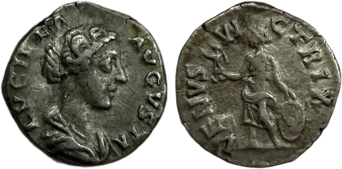 Lucilla Denarius RIC M Aurelius 786
