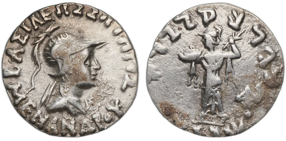 Menander I, 155-130 BC, Drachm