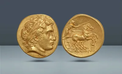 Kingdom of Macedon, Colophon or Magnesia ad Meandrum. Philip II (Posthumous), 359 – 336 BC, c. 322 BC