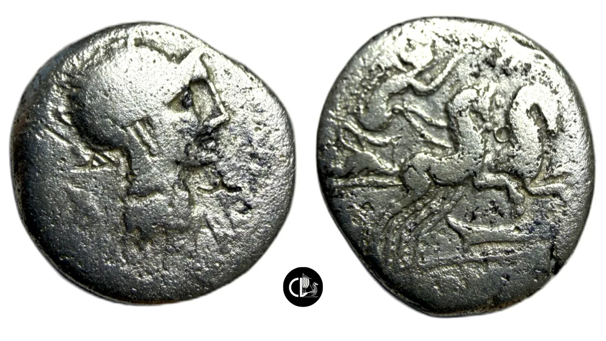 M. Cipius M.f. AR Denarius, Rome, 115-114 BC