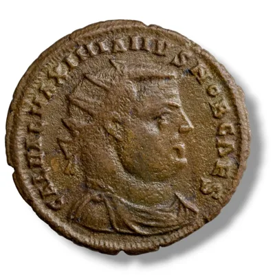 Galerius as Caesar (AD 293–305) AE radiate fraction / post-reform antoninianus