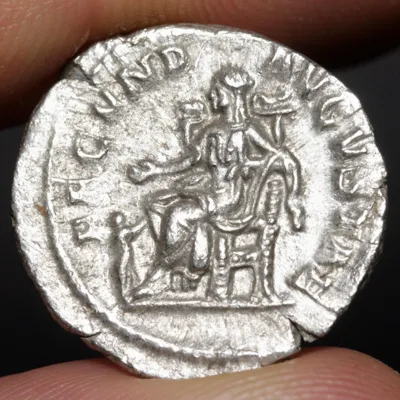 Julia Mamaea Denarius 225AD Ancient Roman Empire Silver Coin - FECVND AVGVSTAE Reverse