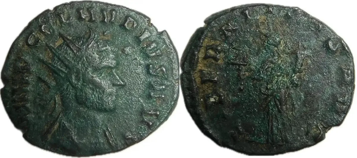 Claudius II AE Antoninianus, 20mm, 3.2g | LIBERALITAS rev | Rome mint | *PATINA*