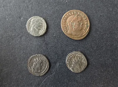 Roman Empire – Lot of 4 Coins 3rd–4th centuries AD