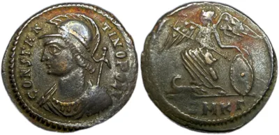 Commemorative Series. AE Nummus. Cyzicus. 330-354 AD