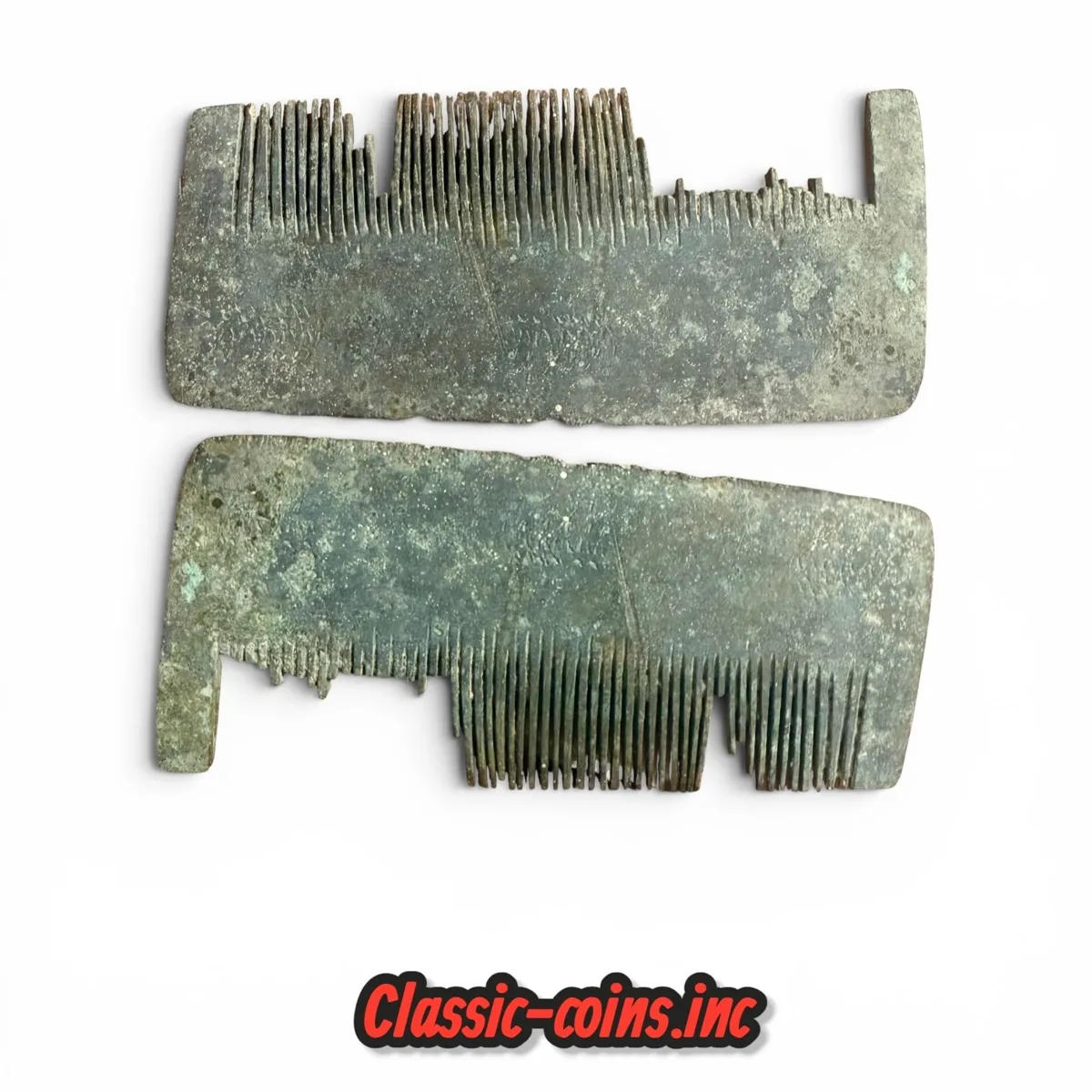 Ancient Roman Bronze Double-Sided Comb