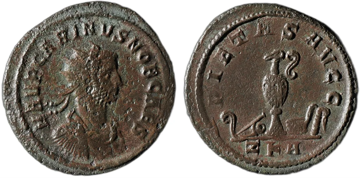 Carinus, Antoninianus, billon, reign as Caesar, struck 282