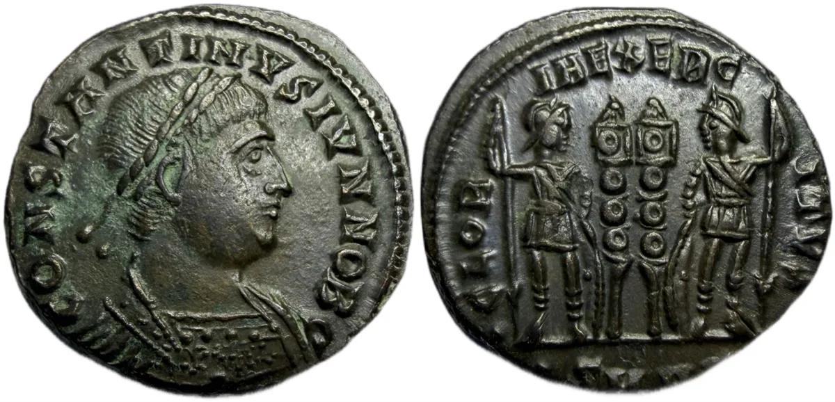 Constantine II. As Caesar, Antioch. AD 316-337.