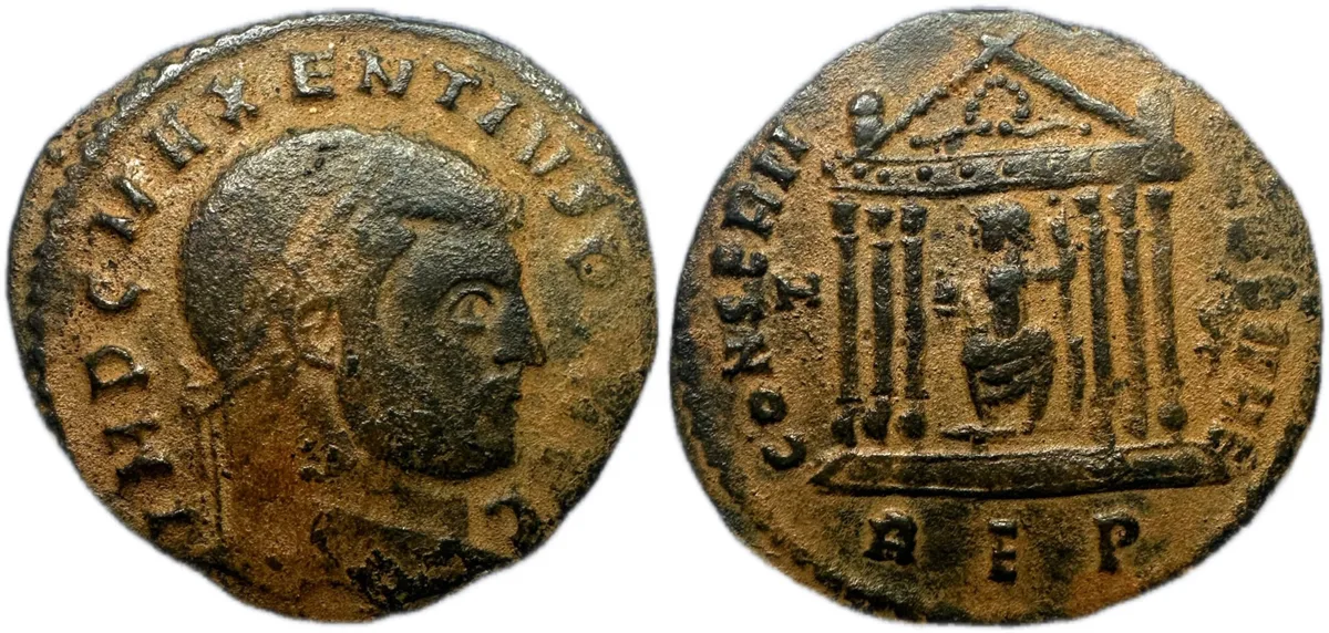 MAXENTIUS. Follis. Rome. AD 307-312