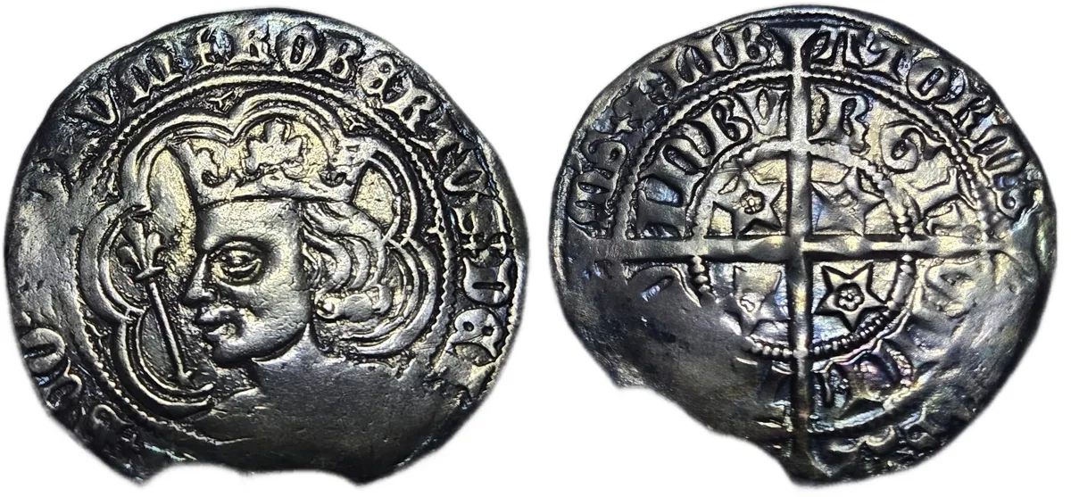 Scotland Robert II 1371-1390 1 Groat