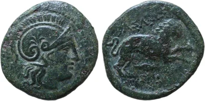 Athena and Lion - KINGS OF THRACE (Macedonian). Lysimachos (305-281 BC)