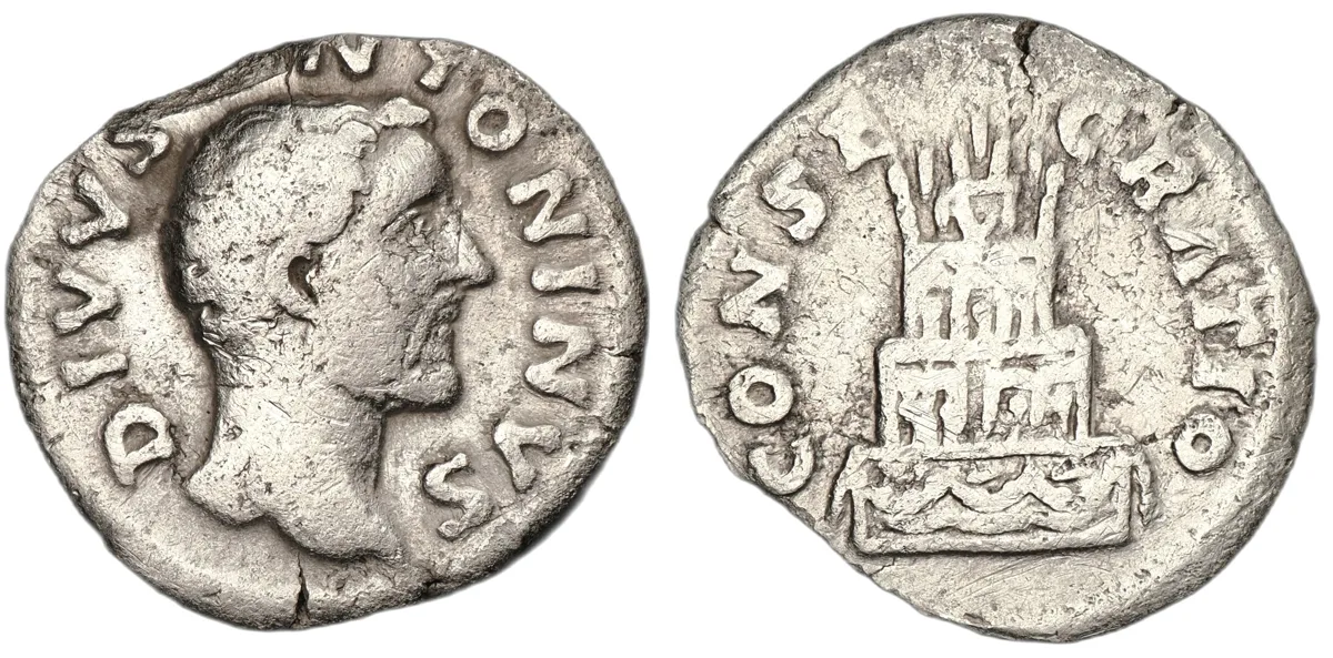 Antoninus Pius, 138-161, Posthumous, Denarius