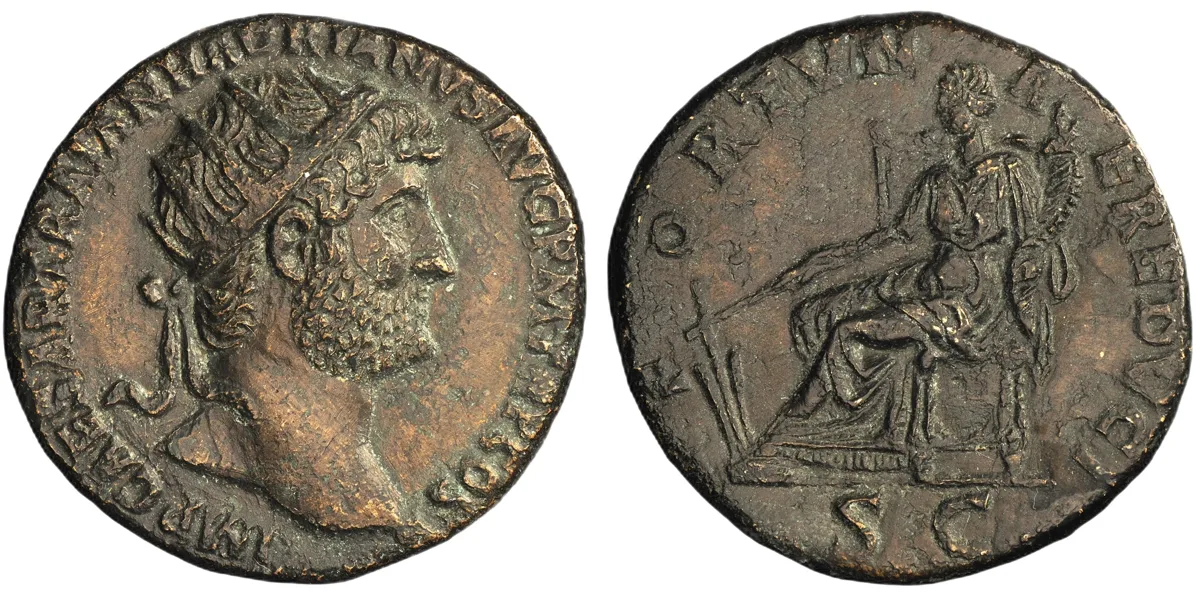 Hadrian, 117-138, Dupondius