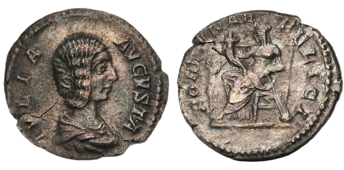 Julia Domna, wife of Septimius Severus, Denarius