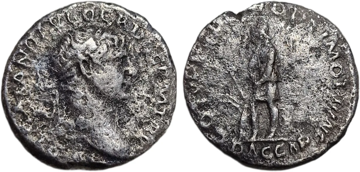 Trajan denarius AD 110